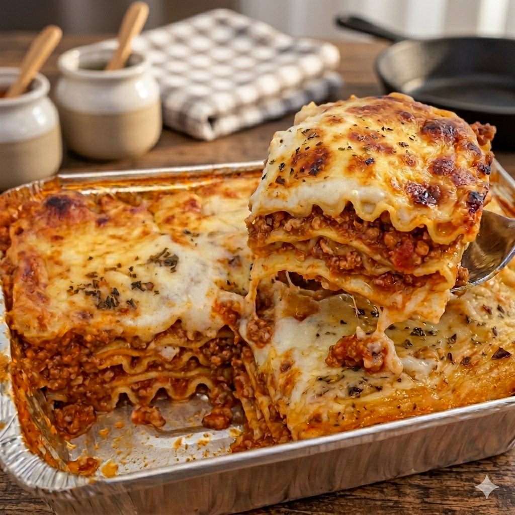 Lasanha Bolonhesa, irresistível da casa.
